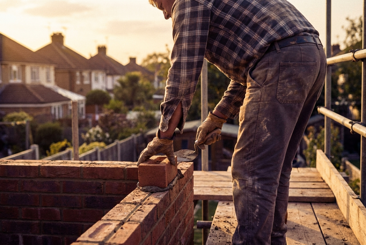A construction business owner whose team is paid on time